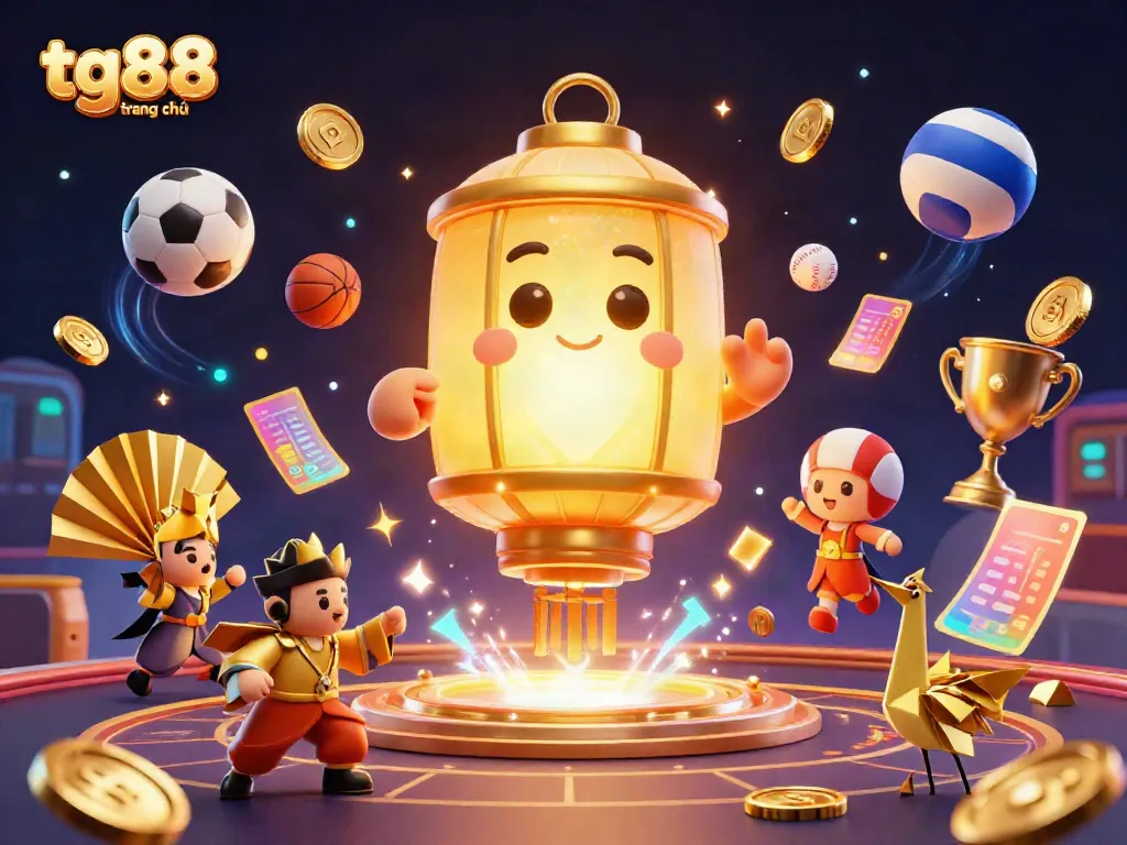 Engage in online gaming excitement at tg88 trang chủ with vibrant characters and gaming elements.