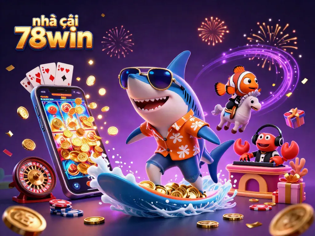 Engage in exciting gameplay with nhà cái 78win featuring a vibrant casino scene.