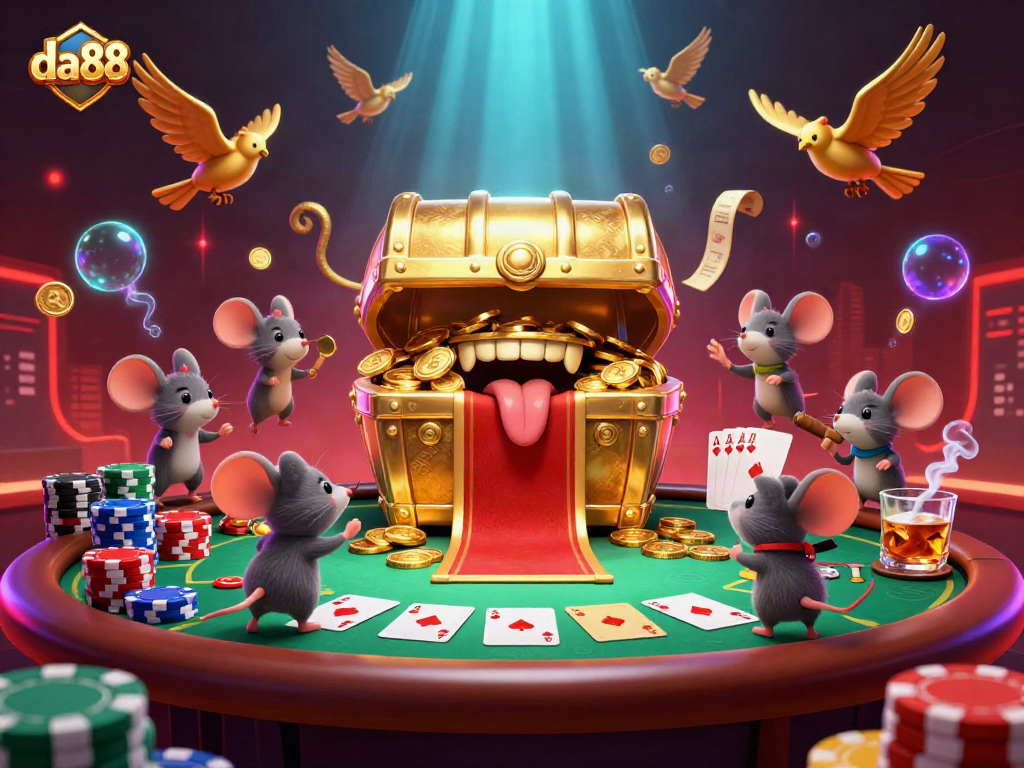 Win big at da88 while exploring a vibrant casino scene filled with treasure and poker excitement!