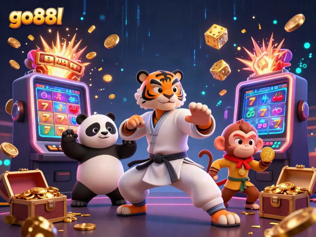 Experience thrilling jackpots with go88l in this vibrant 3D casino adventure.