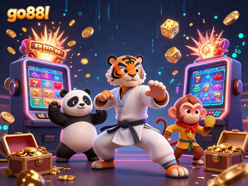 Experience thrilling jackpots with go88l in this vibrant 3D casino adventure.